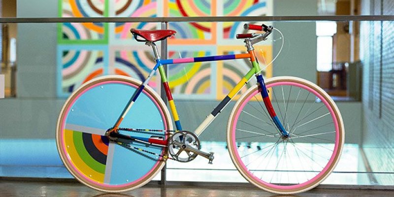 Arte en bicicleta