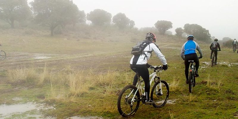 Saliendo con lluvia